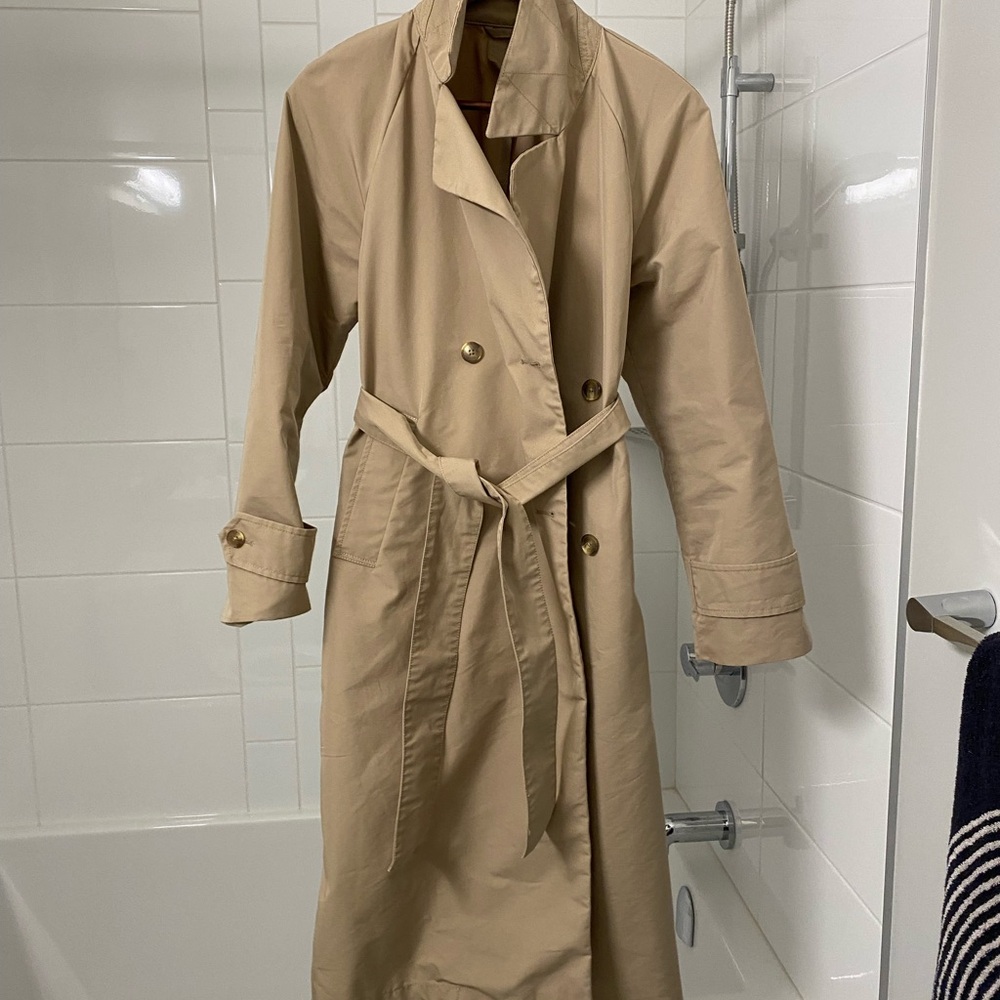 GAP Tan Double Breasted Trenchcoat